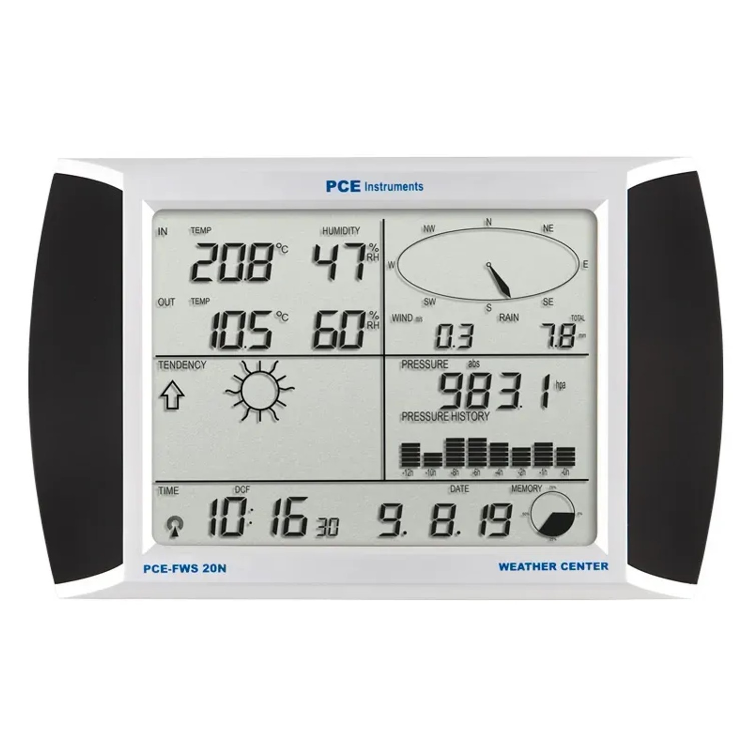 PCE Instruments Wetterstation mit Außensensor FWS 20N 2 PCE Instruments Wetterstation mit Außensensor FWS 20N 2 von PCE Instruments