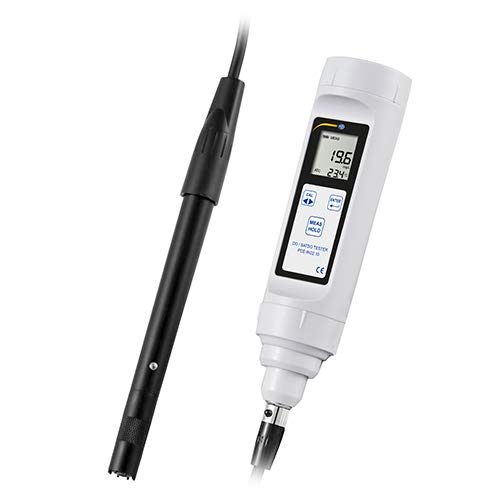 Sauerstoffmessgerät PCE-WO2 10 Wasseranalysegerät mit HOLD-Funktion/Prüfung von Sauerstoffgehalt, Sauerstoffsättigung und der Probentemperatur in Wasser von PCE Instruments