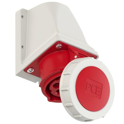 CEE Steckdose Stecker Kupplung Starkstrom Drehstrom Anbausteckdosen Wandstecker Phasenwender PCE CEE-Wandsteckdose 16A/32A/63A 6h IP44/IP67, TYP:CEE-Wandsteckdose 32A 5p 6h IP67 CEE Steckdose Stecker Kupplung Starkstrom Drehstrom Anbausteckdosen Wandstecker Phasenwender PCE CEE-Wandsteckdose 16A/32A/63A 6h IP44/IP67, TYP:CEE-Wandsteckdose 32A 5p 6h IP67 von PCE