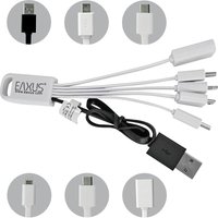 PCE - Eaxus 5in1 usb 2.0 Ladekbael mit Mini, Micro usb Stecker, Typ c, 8-pin, Kupplung Ladekabel von PCE