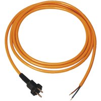 PCE - Elektrogeräte-Anschlussleitung pur 2 x 1.5 mit Stecker Länge 5 m IP20 von PCE