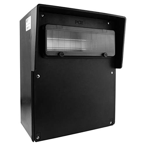 Leergehäuse Vollgummi Verteiler IP67 Stromverteiler 13-Module Baustromverteiler 2907 von PCE