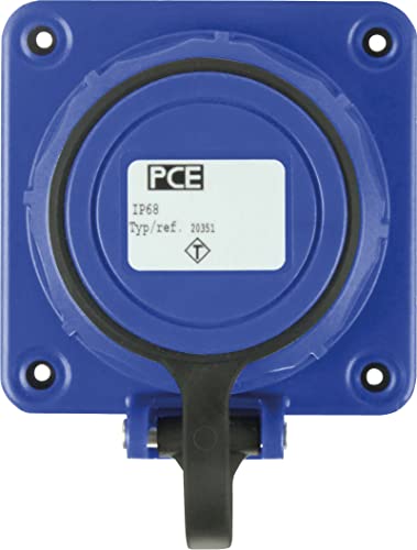 PCE 20351-8b Anbau-Steckdose IP68 Blau von PCE Instruments