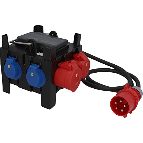 PCE CEE-Mobil-Verteiler 3xSch 2xCEE 32/16 abgesichert 2m, IP 44 PCE CEE-Mobil-Verteiler 3xSch 2xCEE 32/16 abgesichert 2m, IP 44 von PCE