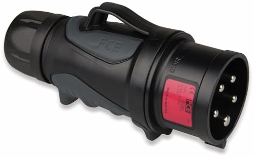 PCE CEE-Stecker GRIP Midnight, 16 A, 5-polig von PCE