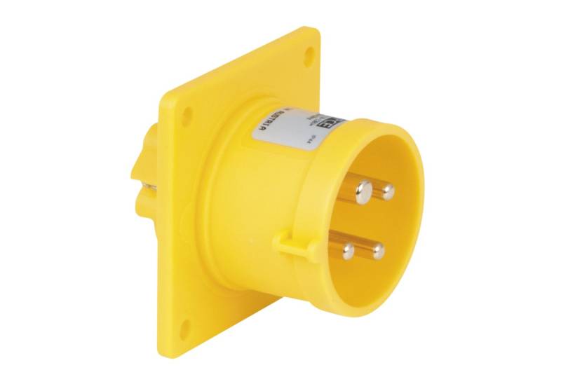 PCE CEE-Stecker PCE CEE 16 A/110 V 4P Socket - male - yellow Gelb - IP44 von PCE