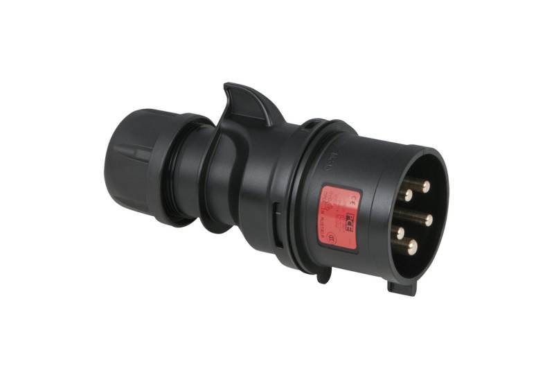 PCE CEE-Stecker PCE CEE 32 A/400 V 5-pin Plug male Schwarz - IP44 von PCE