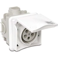PCE CEE-Unterputzsteckdose 32 A, 400 V, IP44 PCE CEE-Unterputzsteckdose 32 A, 400 V, IP44 von PCE
