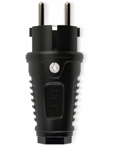 PCE Gummi-Schutzkontaktstecker Taurus2, schwarz von PCE Instruments