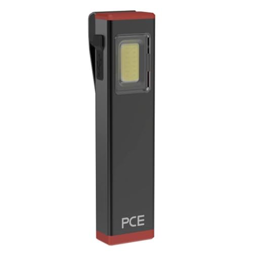 PCE LED-Arbeitsleuchte Penlight P450, 600mAh, USB-C, IPX3, schwarz von PCE