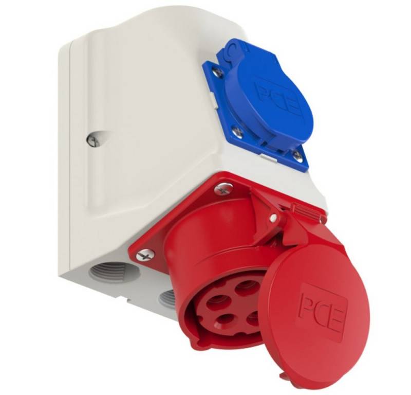 PCE Steckdose PCE 9215-6 CEE Wandsteckdose 16 A 5polig 400 V 1 St. von PCE
