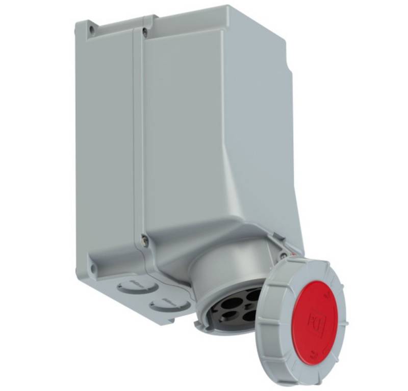 PCE Steckdose PCE Twist 145-6 CEE Wandsteckdose 125 A 5polig 400 V 1 St. von PCE