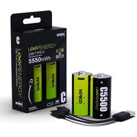 Verico - Li-Ion-Akku Loop Energy c Baby Akku 3.700 mAh, 2 Stück von VERICO