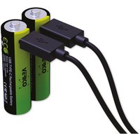 Verico - LiIon-Akku Loop Energy aa, mit usb-c Buchse, 2er Pack von VERICO