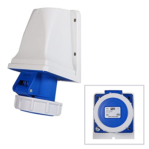PCE Wandsteckdose 16A 3p 6h IP67 1132-6 (Blau, Kunststoff, Stecker, Steckdosenleiste) PCE Wandsteckdose 16A 3p 6h IP67 1132-6 (Blau, Kunststoff, Stecker, Steckdosenleiste) von PCE