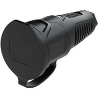 Schutzkontaktkupplung mit Deckel Gummi (schwarz) Schutzkontaktkupplung mit Deckel Gummi (schwarz) von PCE