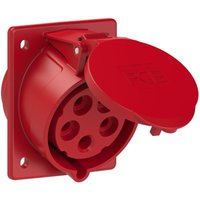 Winkel-Anbausteckdose 32A 400V 3P+Z+N 87x97mm IP44 von PCE