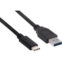 club3D USB-Kabel USB 3.2 Gen1 (USB 3.0 / USB 3.1 Gen1) USB-C® Stecker, USB-A Stecker 1.00 m Schwarz von PCE
