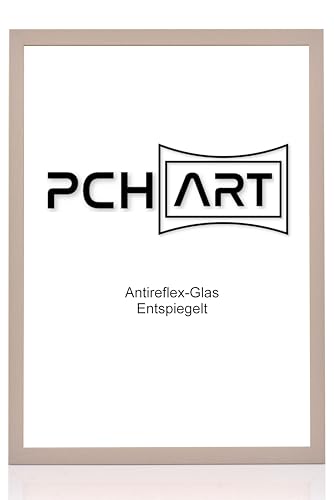 PCH[art] Bilderrahmen 'New Malmø - Anti-Reflex' | Farbe: Grau | Größe: 90x90 | eleganter Frame für Ihre Fotos und Motive von PCH[art]