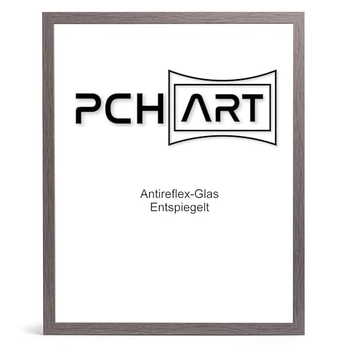 PCH[art] Bilderrahmen 'New Malmø - Anti-Reflex' | Farbe: Mooreiche | Größe: 80x120 | eleganter Frame für Ihre Fotos und Motive von PCH[art]