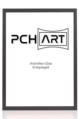 PCH[art] Bilderrahmen 'New Malmø - Anti-Reflex' | Farbe: Schwarz | Größe: 70x100 | eleganter Frame für Ihre Fotos und Motive von PCH[art]