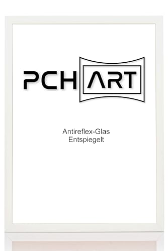 PCH[art] Bilderrahmen 'New Malmø - Anti-Reflex' | Farbe: Weiß | Größe: 25x35 | eleganter Frame für Ihre Fotos und Motive von PCH[art]