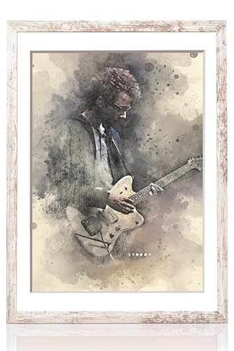 PCH[art] Bilderrahmen 'New Malmø mit Passepartout' | Farbe: Vintage | Größe: 50x60 cm (Bild 40x50 cm) | eleganter Frame für Ihre Fotos und Motive von PCH[art]