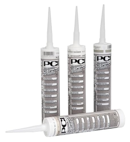 PCI Carraferm Silikon-Dichtstoff 12 x 310 ml - 19 Basalt - Für den gesamten Wohnbereich von PCI Augsburg GmbH