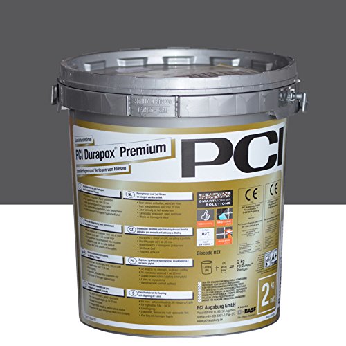 PCI Durapox Premium Reaktionsharz-Mörtel 2kg Eimer, Anthrazit von Bubbacare