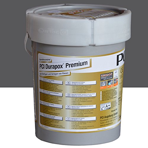 PCI Durapox Premium Reaktionsharz-Mörtel 5kg Eimer, Anthrazit von PCI Augsburg GmbH