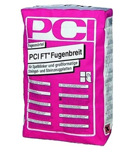 PCI FT FUGENBREIT Fugenmörtel Zementgrau 25 kg Sack - zum Verfugen von Belägen aus Steingutfliesen - für Innen- und Außenbereiche PCI FT FUGENBREIT Fugenmörtel Zementgrau 25 kg Sack - zum Verfugen von Belägen aus Steingutfliesen - für Innen- und Außenbereiche von PCI Augsburg GmbH