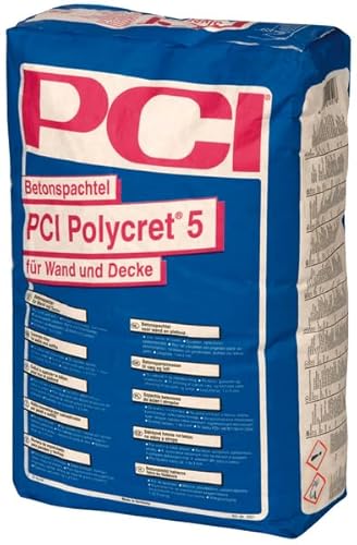 PCI POLYCRET 5, Betonspachtel für Wand / Decke, 25 kg von PCI Augsburg GmbH
