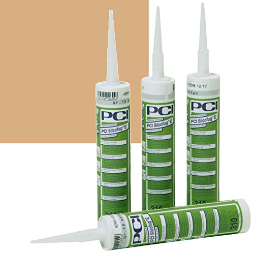 12 x PCI Silcofug E Elastischer Dichtstoff 310ml Caramel von PCI Augsburg GmbH