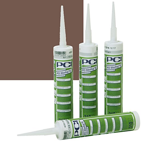 12 x PCI Silcofug E Elastischer Dichtstoff 310ml Mittelbraun von PCI Augsburg GmbH