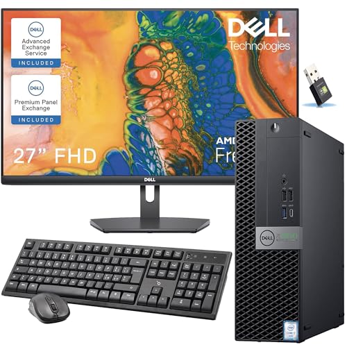 Desktop-PC Intel I7 6700 Leistungsstark | 32 GB RAM | SSD M.2 512 GB + HDD 500 GB | HDMI| Windows 11 Pro -Office 2021 | Kompletter Desktop (Ricon (PC + DELL 27) von PCRENEWED TECNOLOGIA ACCESSIBILE
