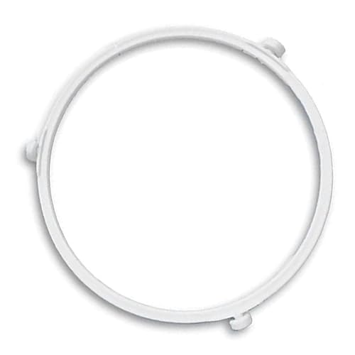 Mikrowellenherd Ring, Mikrowelle Drehtellerring Universal Mikrowelle Drehring für Mikrowelle 17,5-18,9 cm, Glasplatte Tablett Stützhalter Ersatz Innenring Roller Support Radring von PCTC