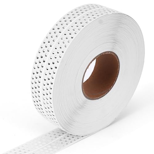 PCXWTLN Nahtabdeckband, 40m x 5cm Fugenband Selbstklebend Starkes PVC Trockenbau Tape Gipskarton Fugenband Verstärktes Eckschiene Trockenbau Kantenschutz zum Verbinden von GK-Platten von PCXWTLN