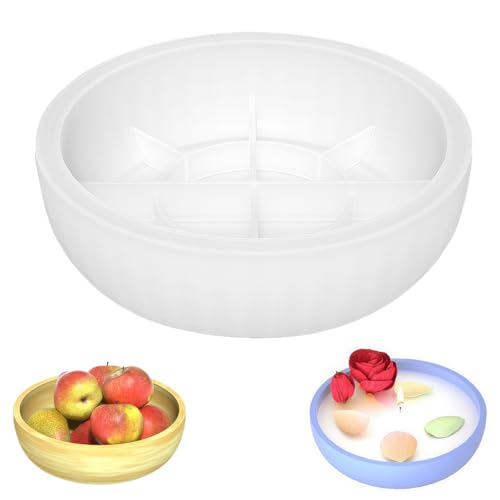 Silikonformen Gießformen Tablett, Silikonform Schale Obsttablett Epoxidharz Formen Groß Rund Tablett Gießformen Handgefertigte Silikonform Moulds für Basteln DIY-Projekt - 20x6.5cm Silikonformen Gießformen Tablett, Silikonform Schale Obsttablett Epoxidharz Formen Groß Rund Tablett Gießformen Handgefertigte Silikonform Moulds für Basteln DIY-Projekt - 20x6.5cm von PCXWTLN