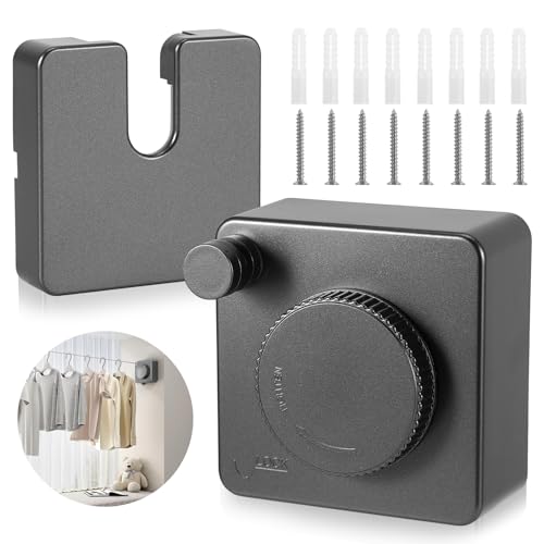 Wäscheleine Ausziehbar, 4.8m Nicht Durchhängende Einziehbare Wäscheleine, Edelstahlseil Wandmontage Retractable Clothesline,Wäscheleine Extra Stark Hält 40 Pfund Stand Für Balkon,Hotel,Wäschekammer Wäscheleine Ausziehbar, 4.8m Nicht Durchhängende Einziehbare Wäscheleine, Edelstahlseil Wandmontage Retractable Clothesline,Wäscheleine Extra Stark Hält 40 Pfund Stand Für Balkon,Hotel,Wäschekammer von PCXWTLN