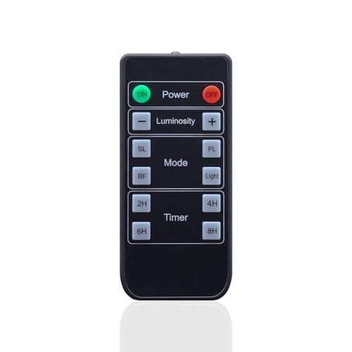 PChero 10-Key LED Candle Remote Control, 1pcs Battery Operated Taper Candle Remote von PChero