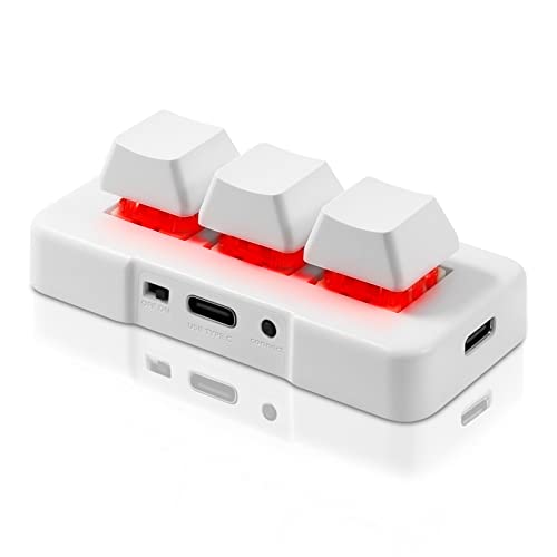 PCsensor 3 Tasten Mini Tastatur Wireless USB 2 in 1 Mechanische Gaming Tastatur Hot Key Customized Programm mit RGB Led für Gaming OSU Büro Arbeit PCsensor 3 Tasten Mini Tastatur Wireless USB 2 in 1 Mechanische Gaming Tastatur Hot Key Customized Programm mit RGB Led für Gaming OSU Büro Arbeit von PCsensor