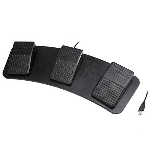 PCsensor 3 Tasten PC USB Fußschalter Fußschalter Pedal mit fünf Funktionen Tastatur Action Switch Pedal HID für Spiel Medizinisches Gerät von PCsensor
