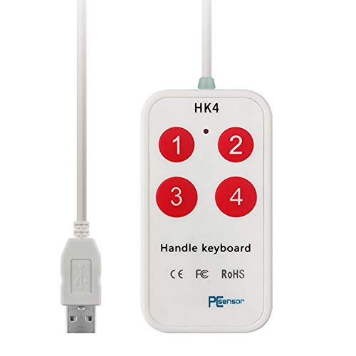 Programmierbarer Griff mit 4 Tasten, benutzerdefinierte Mini-Tastatur für Windows-PC, Computer, PS-Bildaufnahme, DAW-Transkription Programmierbarer Griff mit 4 Tasten, benutzerdefinierte Mini-Tastatur für Windows-PC, Computer, PS-Bildaufnahme, DAW-Transkription von PCsensor