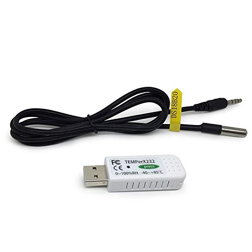 USB-Hygrometer, Temperatur-Datenlogger-Recorder, externer USB-Temperatursensor, eingebauter E-Mail-Alarm für HID-Zeichendruck-Modus (TEMPerX232_D) von PCsensor