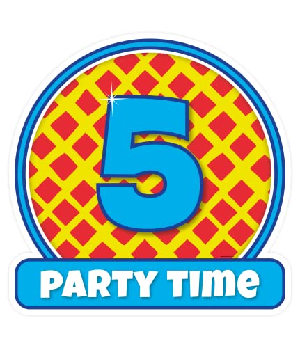 PD-Party 7042205 Happy Dekoration Zeichen - 5 Jahre, Mehrfarbig, Starker Karton, Verschiedene Junge Altersalter, 50cm Länge x 50cm Breite x 0.1cm Höhe PD-Party 7042205 Happy Dekoration Zeichen - 5 Jahre, Mehrfarbig, Starker Karton, Verschiedene Junge Altersalter, 50cm Länge x 50cm Breite x 0.1cm Höhe von PD-Party