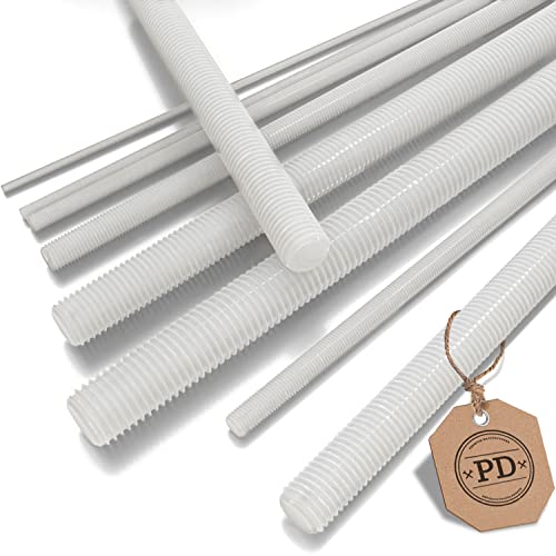 PD® Kunststoff Gewindestangen M16 (DIN 976 / DIN 975) | 1 Meter Gewindestab aus Nylon mit Regelgewinde | Zuschneidbare Gewindebolzen in vielen Größen & Mengen | 1 Stück von PD