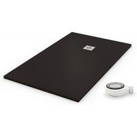 PDD - Duschwanne extra flach quartz schwarz ral 9005 75x130 von PDD