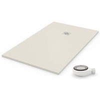 PDD - Extra flache Duschwanne natural Hellbeige ral 1013 90x90 von PDD