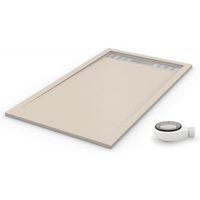 PDD - Extra flache Duschwanne premium Hellbeige ral 1013 80x120 von PDD