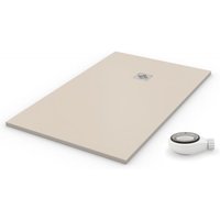 PDD - Extra flache Duschwanne quartz Hellbeige ral 1013 70x130 von PDD